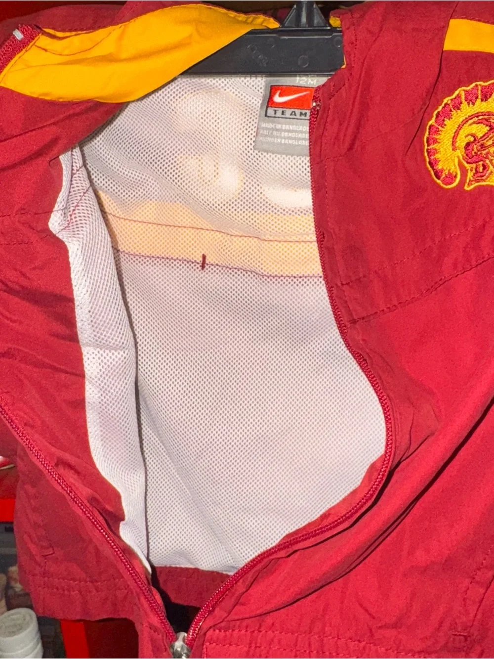 Vintage Nike x USC Baby jacket